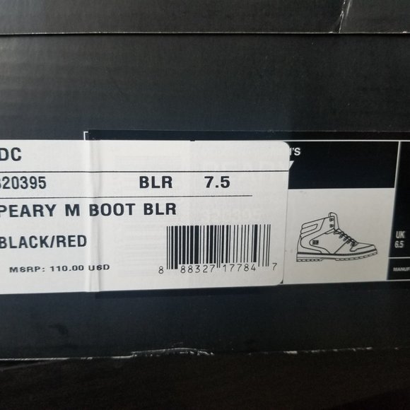 Brand new in box DC red and black boots 3M thinsulate - Picture 3 of 3